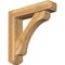 Ekena Millwork Legacy Craftsman Rough Sawn Bracket w/ Offset Brace, Western Red Cedar, 6"W x 26"D x 26"H BKT0604X26X26LEC04RWR - alternate 1